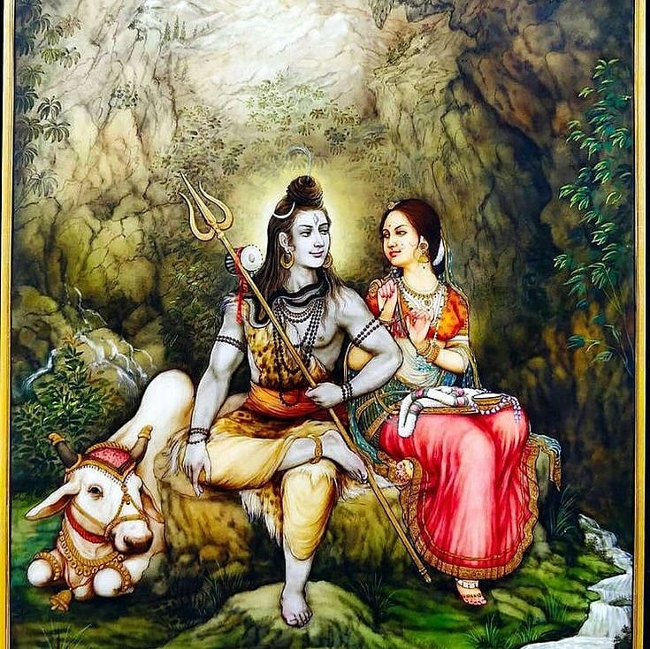 Lord Shiva and Goddess Parvati