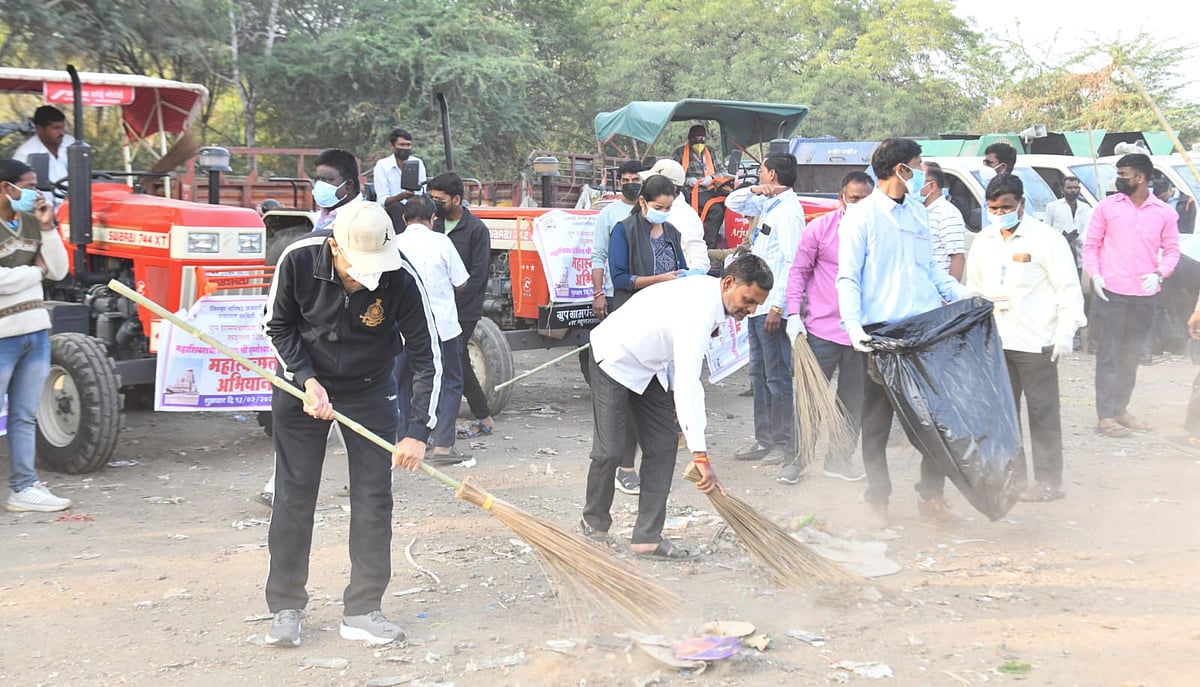 Chhatrapati Sambhajinagar: Mahaswachhata Abhiyan Conducted At Ellora Ahead Of Mahashivratri