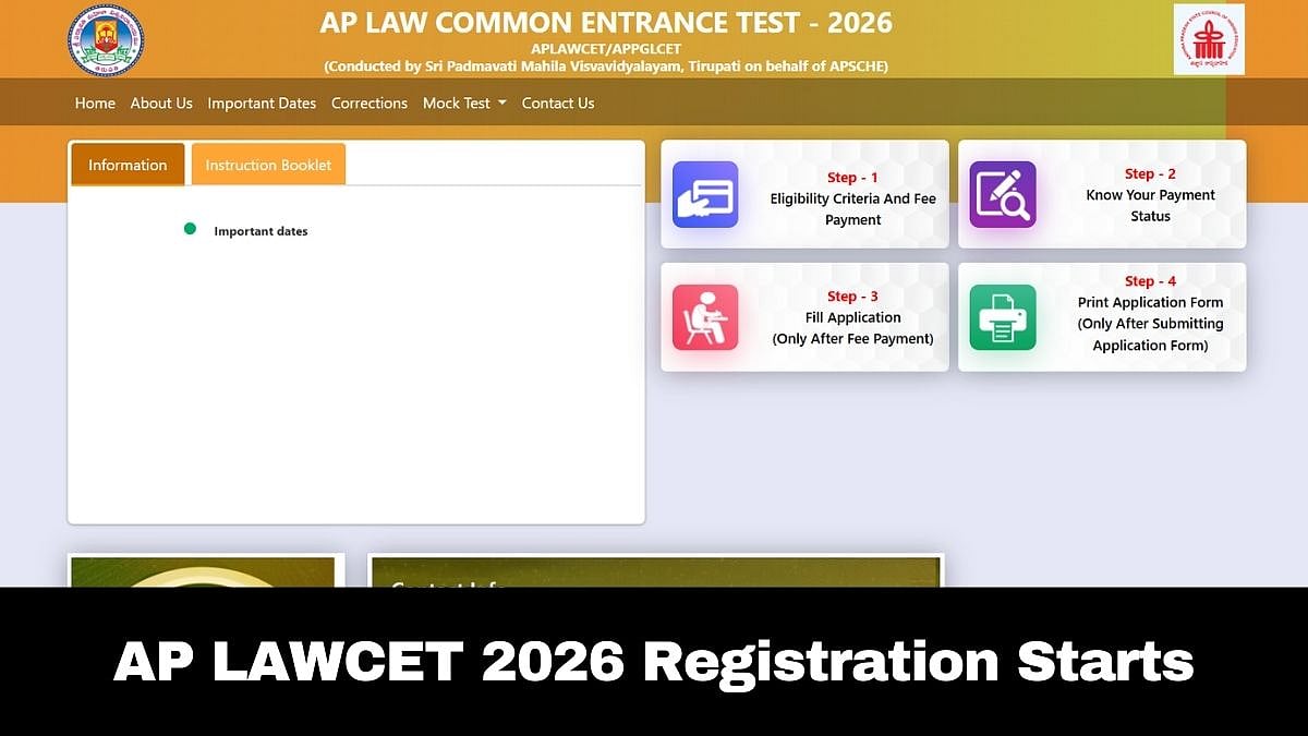 Law Aspirants Alert! AP LAWCET 2026 Application Window Begins; Direct Link And Details Here