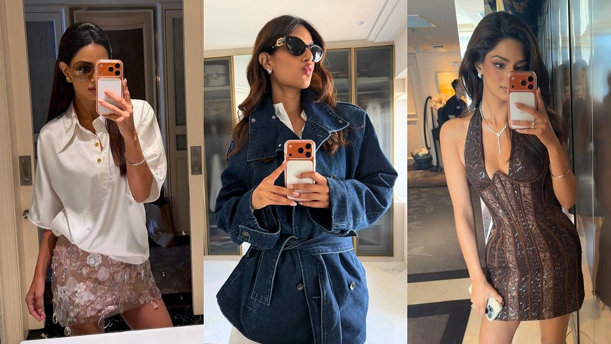 Harnaaz Kaur Sandhu Shares 'Moments From Real Life': Actress Post Unseen Mirror Selfies