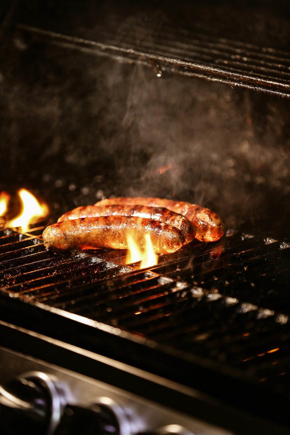 Grilled cumberland sausages 