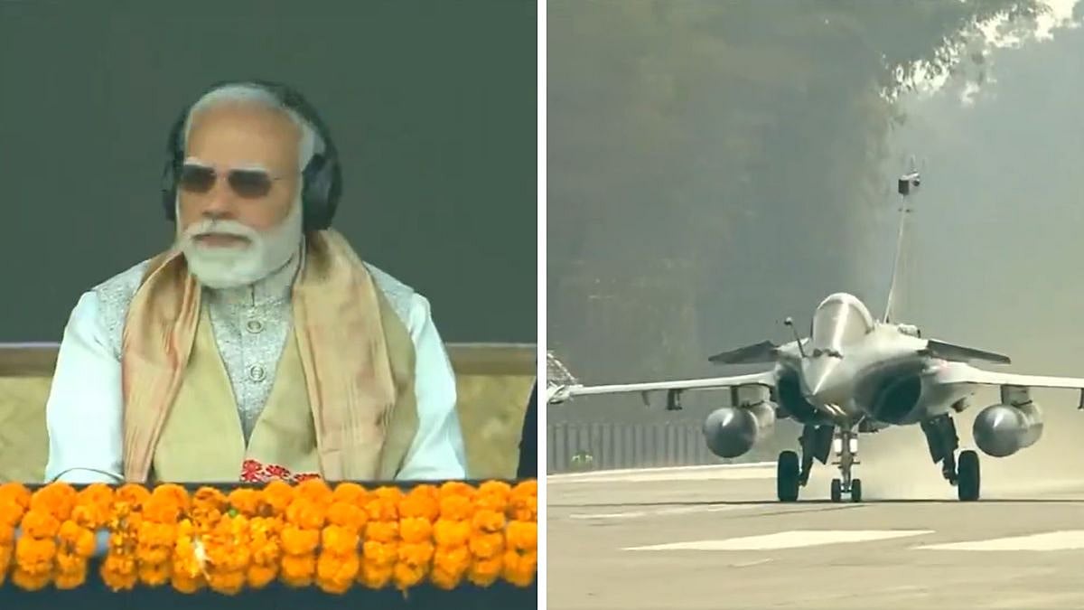 PM Modi In Assam: Prime Minister Witnesses IAF Display As Sukhoi Su-30MKI, Rafale Take Off At...