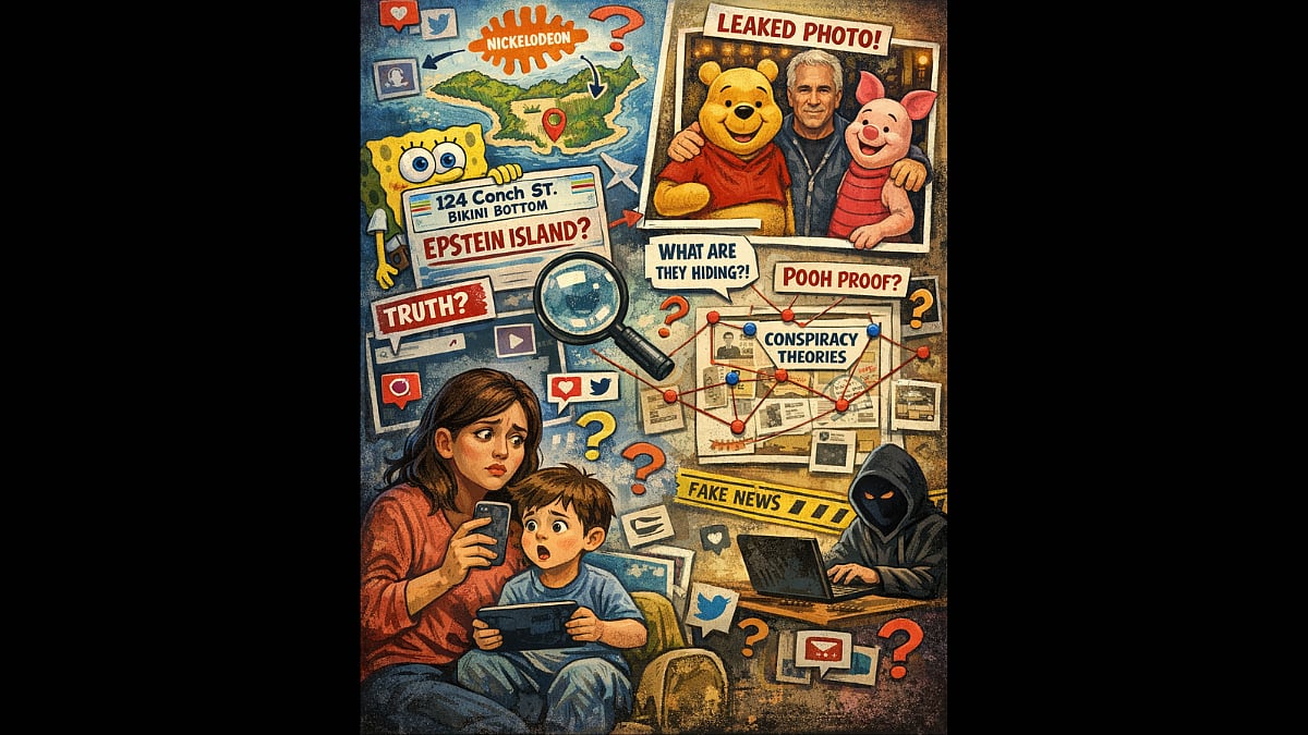 How SpongeBob SquarePants And Winnie The Pooh Got Dragged Into An Epstein Conspiracy That Never Was