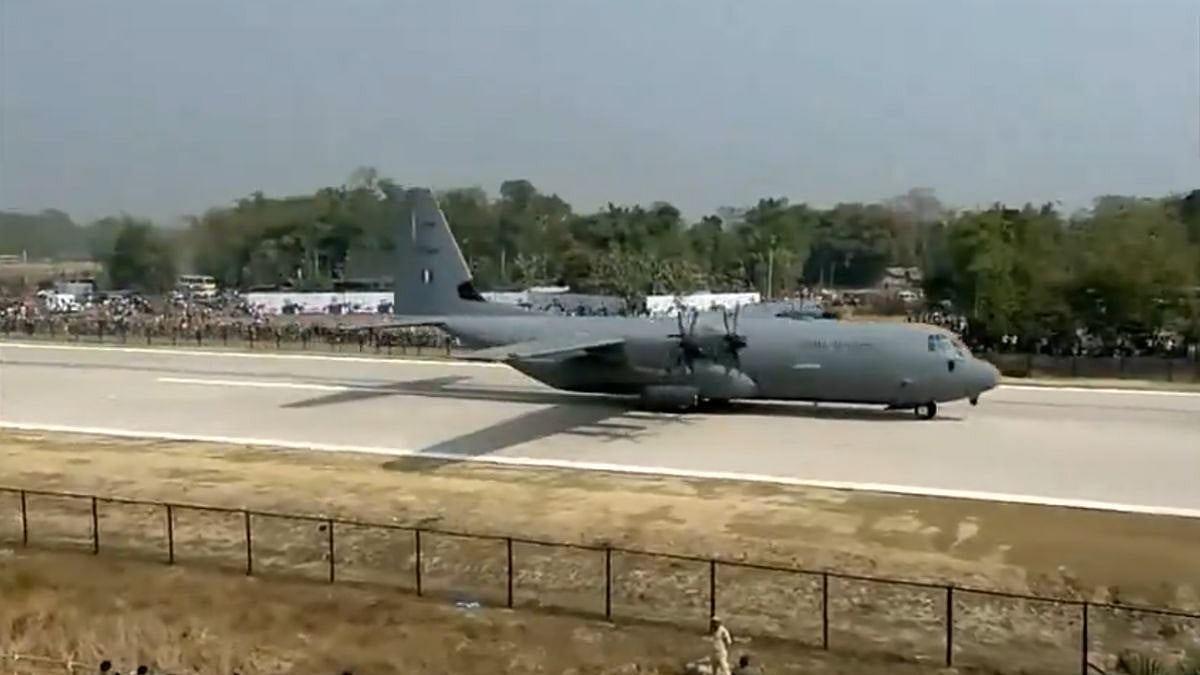 Video: PM Modi Lands At Emergency Landing Facility On Moran Bypass In Assam's Dibrugarh