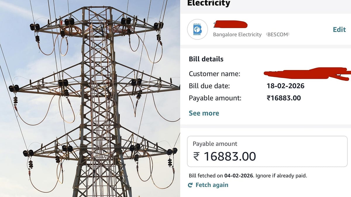 'Are You Paying For Entire Building?' Bengaluru Man's ₹16,883 Electricity Bill For 3BHK Flat Stuns Internet; Netizens Enraged 