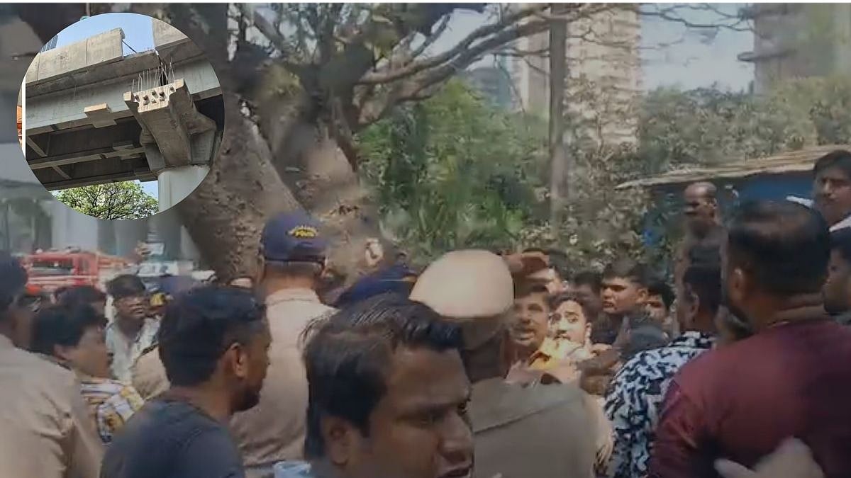 Mulund Horror: Angry Residents Create Ruckus After Mumbai Metro 4 Slab Collapses At Mulund’s LBS Road, 'They Knew It Would Collapse....' 