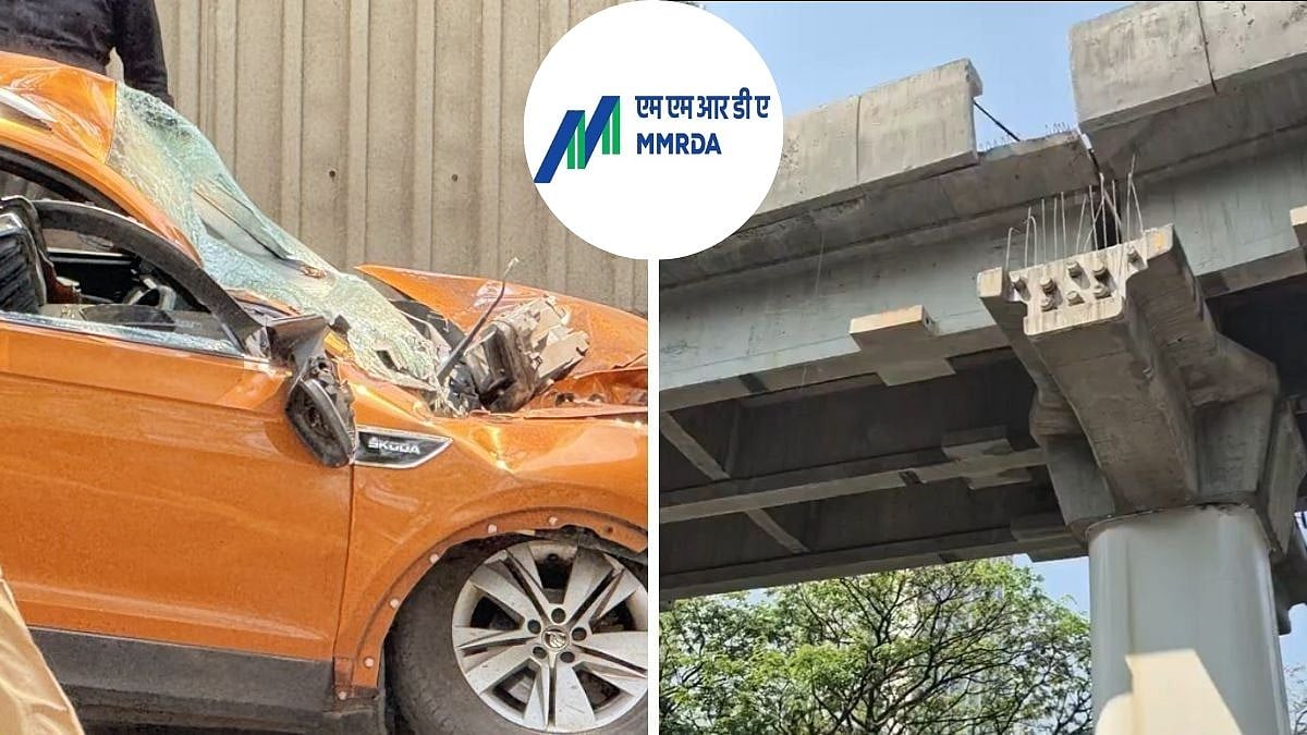 Mumbai: MMRDA First Statement After Under-Construction Metro 4 Slab Falls On Vehicles In Mulund West 