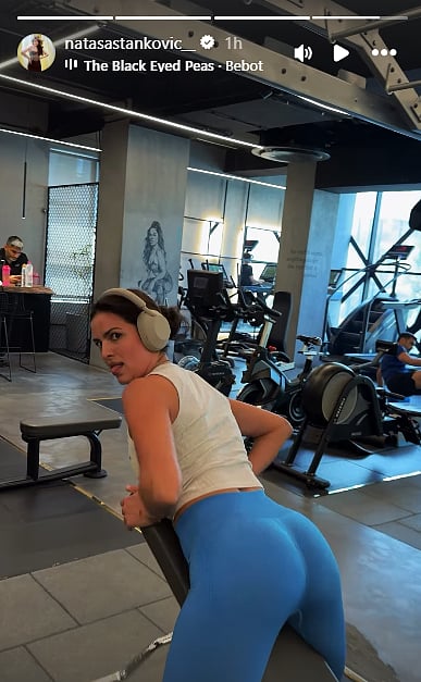Natasa Stankovic Gym Workout Session
