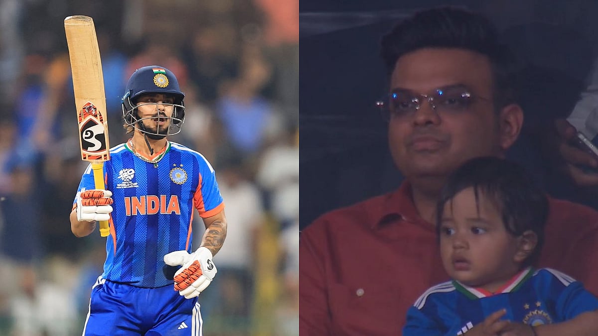 Jay Shah Attends India Vs Pakistan Match With His Son Sitting On His Lap; VIDEO 