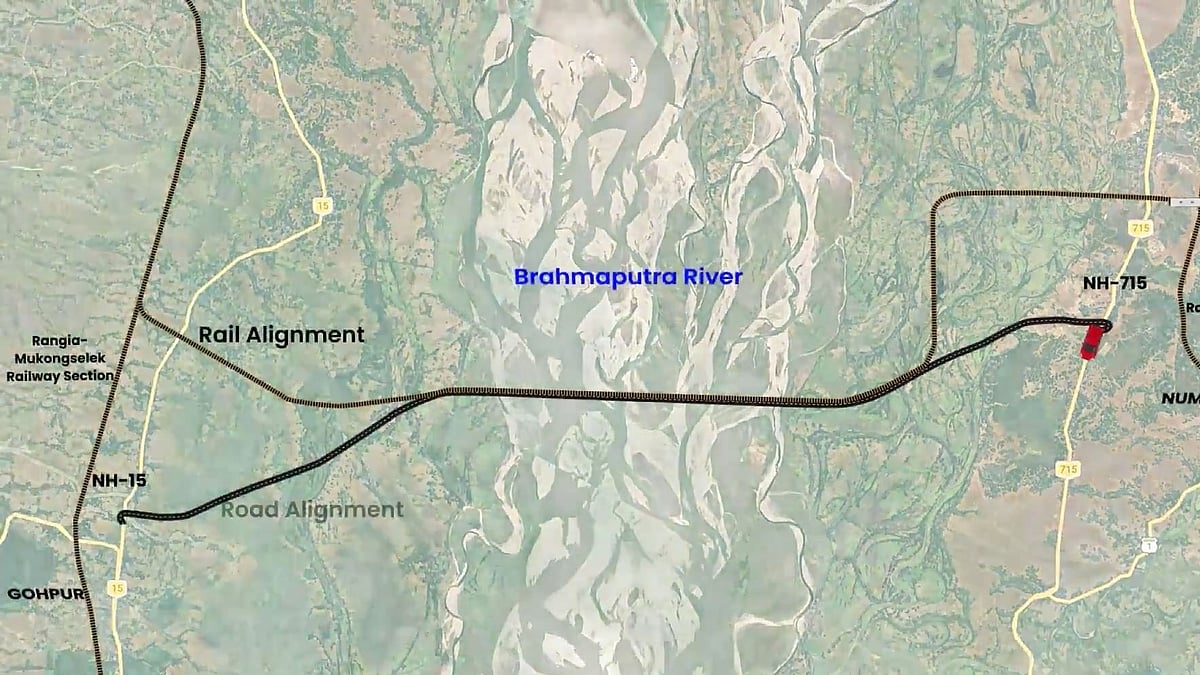 India’s First Underwater Road-Rail Tunnel To Rise In Assam: ₹18,662 Crore Brahmaputra Mega Project To Slash Distance From 240 Km To 34 Km 