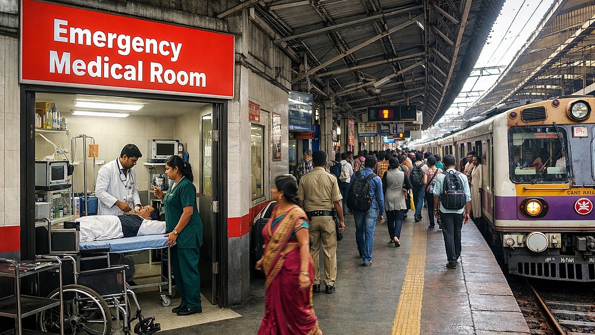 Central Railway To Install Emergency Medical Rooms At 18 Mumbai Suburban Stations To Save Commuters 