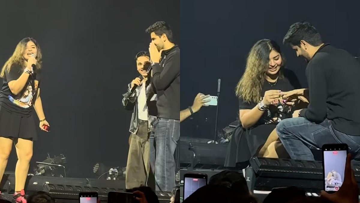 Valentine's Day Surprise! Woman Proposes To Boyfriend At Anuv Jain's Mumbai Concert, Singer Says 'Call Me To Your Wedding'- VIDEO 