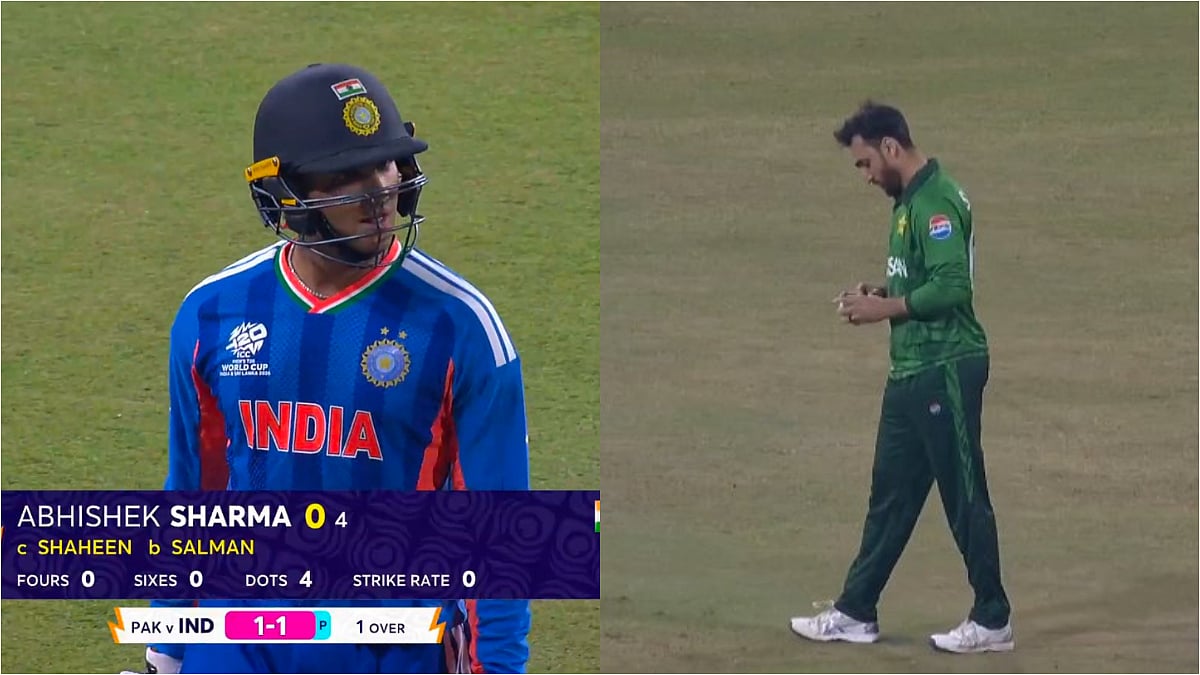 IND Vs PAK: Pakistan Captain Salman Ali Agha Wishes For Abhishek Sharma's Comeback And Dismisses Him For A Duck 