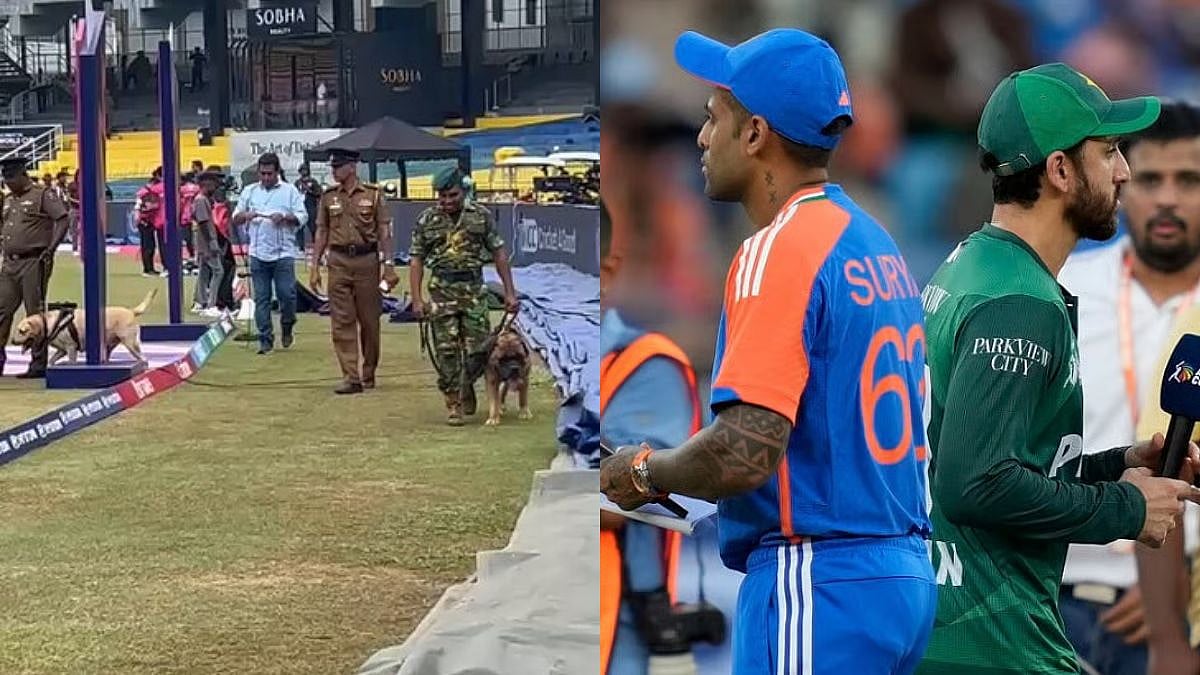 VIDEO: Heavy Security Checks In Place As Sniffer Dogs Inspect Premadasa Stadium Ahead Of IND Vs PAK T20 World Cup 2026 Match 