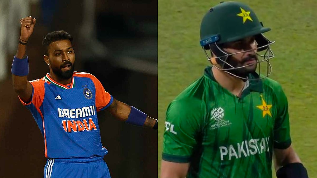 Aura Farming! Hardik Pandya's Icy Stare At Sahibzada Farhan Goes Viral In Team India's 61-Run Win Over Pakistan 