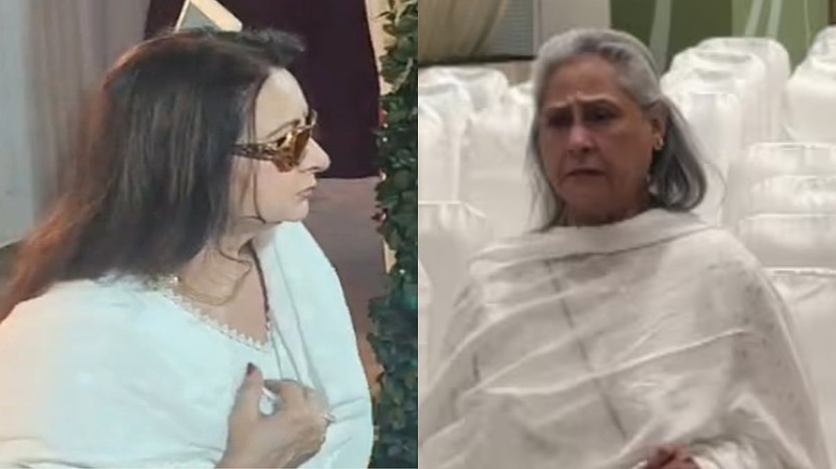 Anand Sagar Prayer Meet In Mumbai: Jaya Bachchan, Hema Malini, Poonam Dhillon & Other Bollywood...