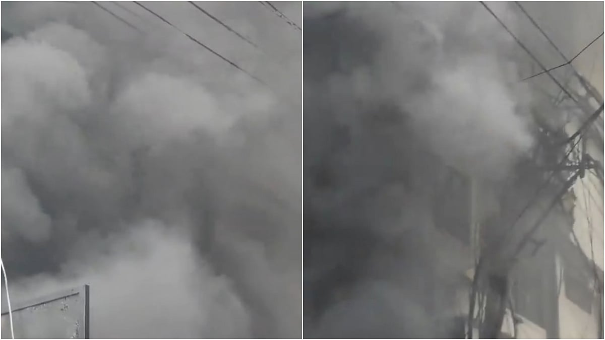 Ghaziabad Fire: Massive  Blaze Erupts In Factory In Inderlok Area | Dramatic Video