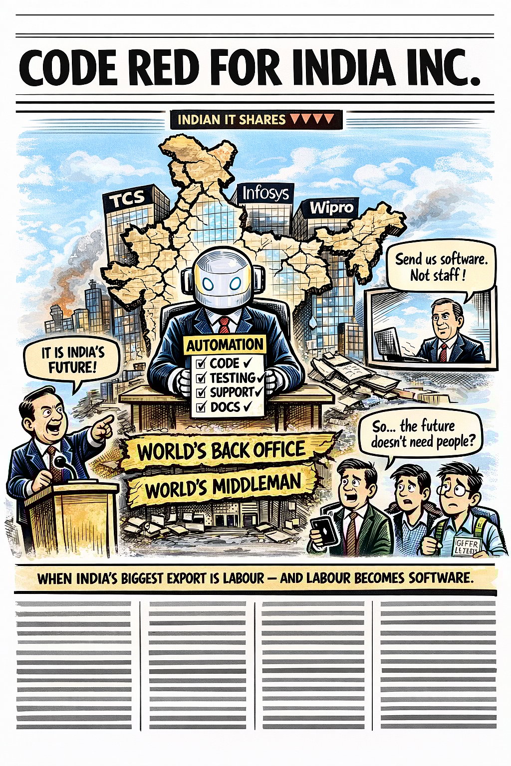 AI Threatens White-Collar Livelihoods In A New Economic Reckoning 