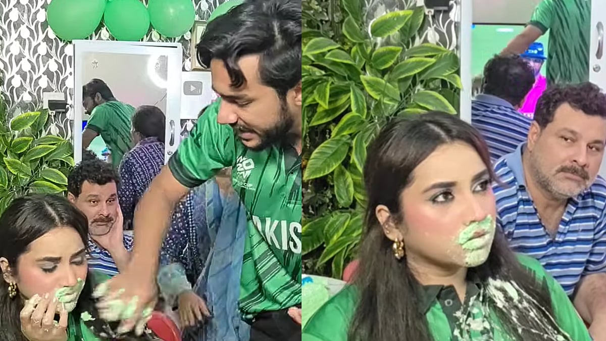 Pakistani YouTuber Smashes Cake On A Girl's Face After Team India's 61-Run Win Over Pakistan In T20 World Cup 2026; Video 