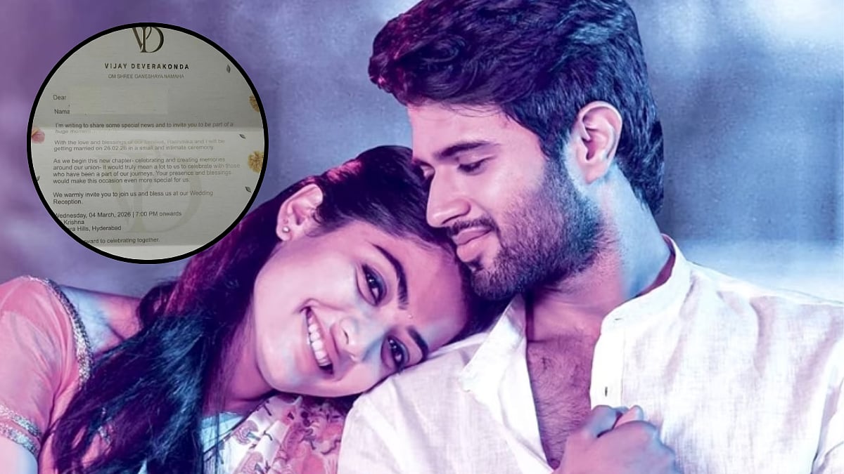 Vijay Deverakonda-Rashmika Mandanna Wedding Card Leaked; Intimate Marriage Ceremony On February 26, Reception On March 4? 