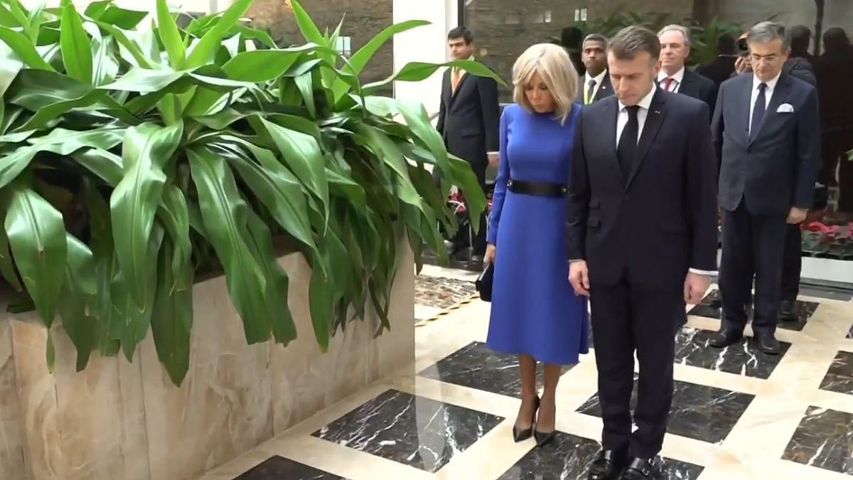 Mumbai: French President Emmanuel Macron Pays Homage To Victims Of 2008 Terrorist Attacks; Video