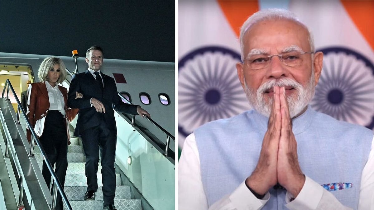 'Welcome To India!': PM Modi Greets 'Dear Friend' French President Emmanuel Macron In Mumbai
