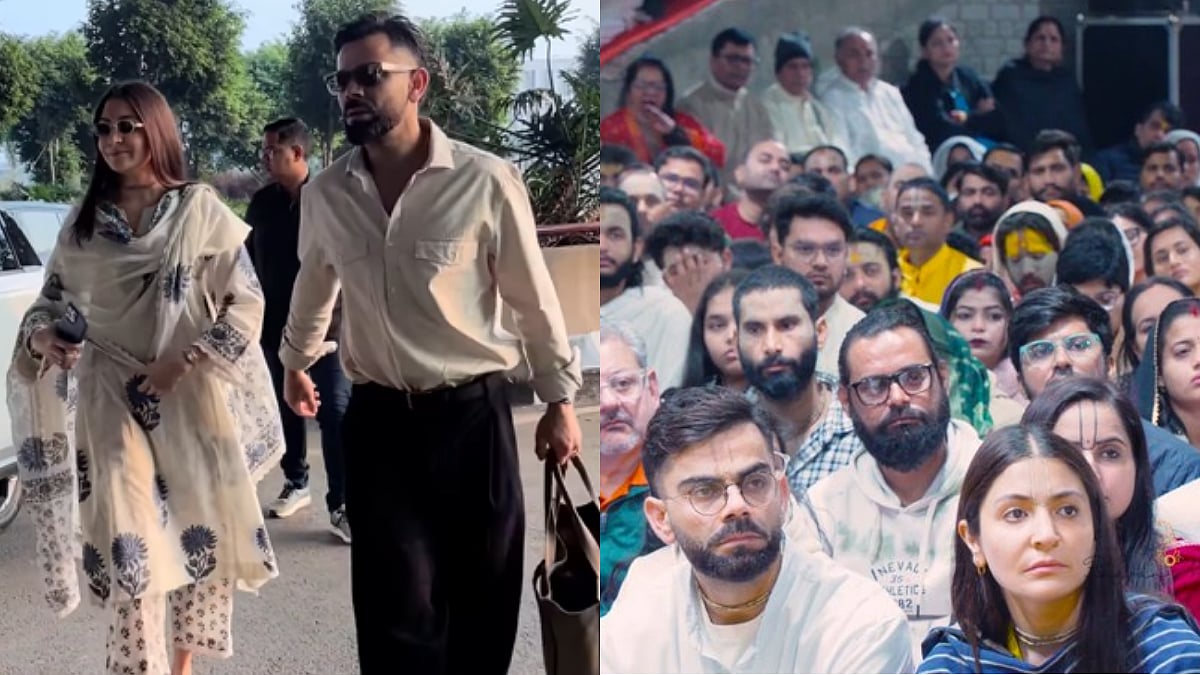 Virat Kohli Dons ₹60 Lakh Watch As He Seeks Blessings From Premanand Ji Maharaj With Wife Anushka...