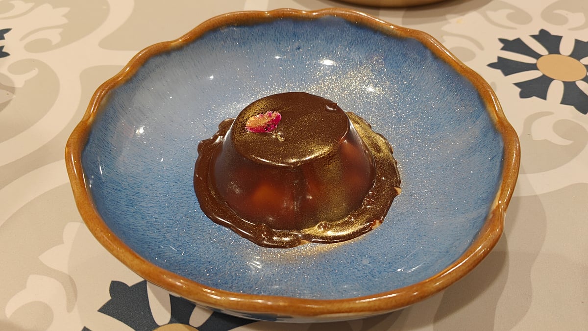Filter Kaapi Panna Cotta