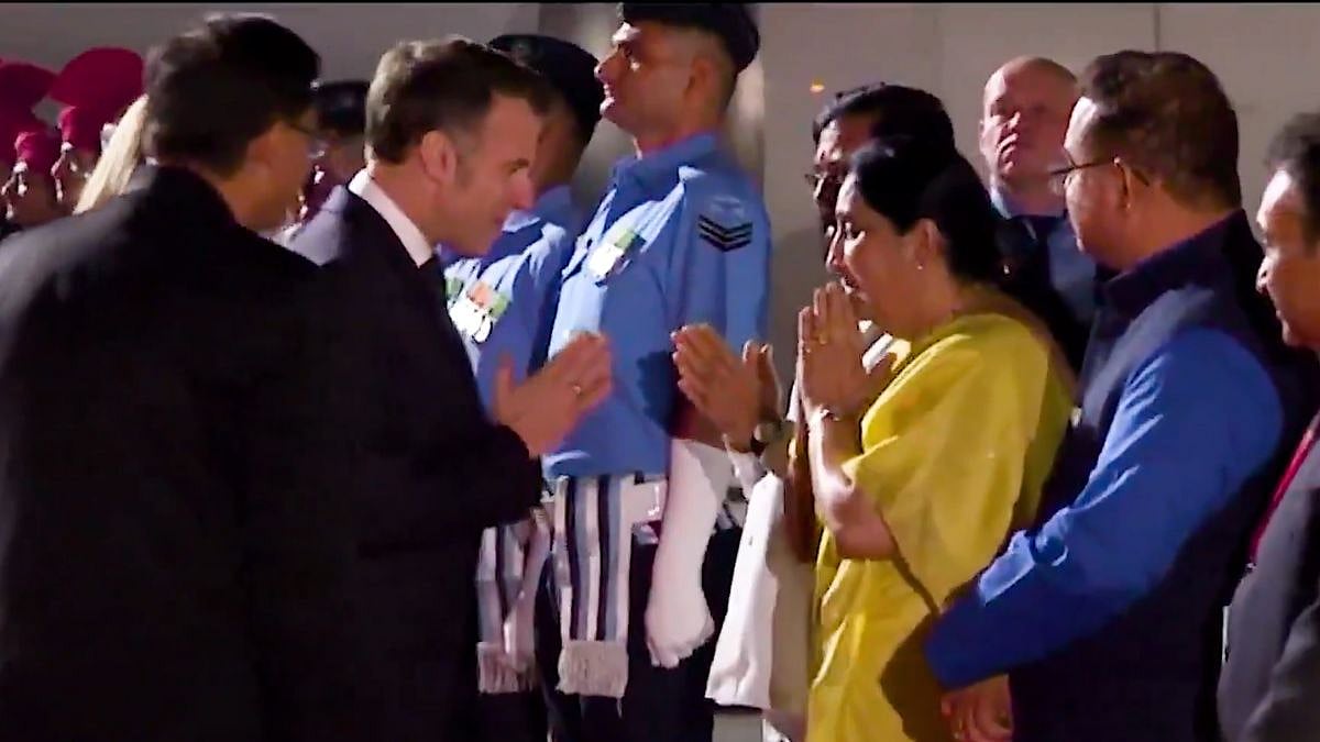 Mumbai: Maharashtra Deputy CM Sunetra Pawar Extends Welcome To French President Macron On X After Arrival 