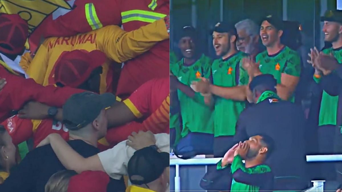 VIDEO: Sikandar Raza, Zimbabwe Players Join Fans’ ‘Poznan’ Celebrations After Eliminating Australia From T20 World Cup 2026 