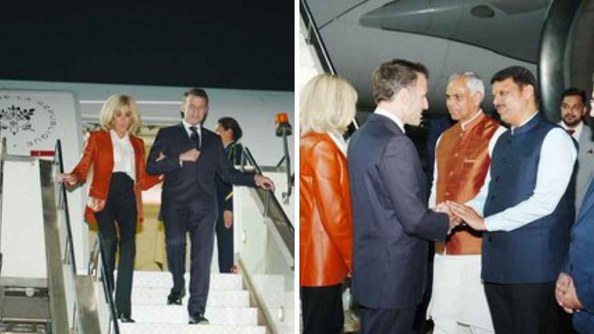 'Bienvenue à Mumbai!': Maha CM Devendra Fadnavis Extends Warm Welcome To French Prez Emmanuel Macron Arriving In City, As Part Of 3-Day India Visit 