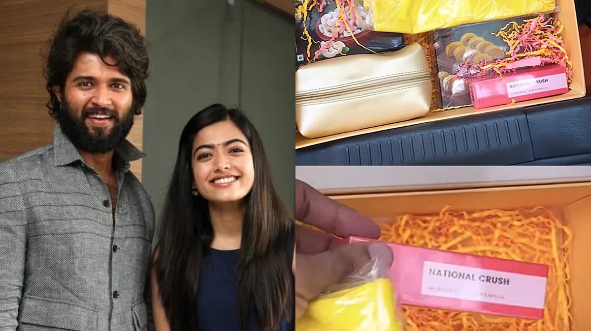 VIDEO: 'National Crush' Perfume To 'Rowdy' T-Shirt, Know What's Inside Rashmika Mandanna & Vijay...