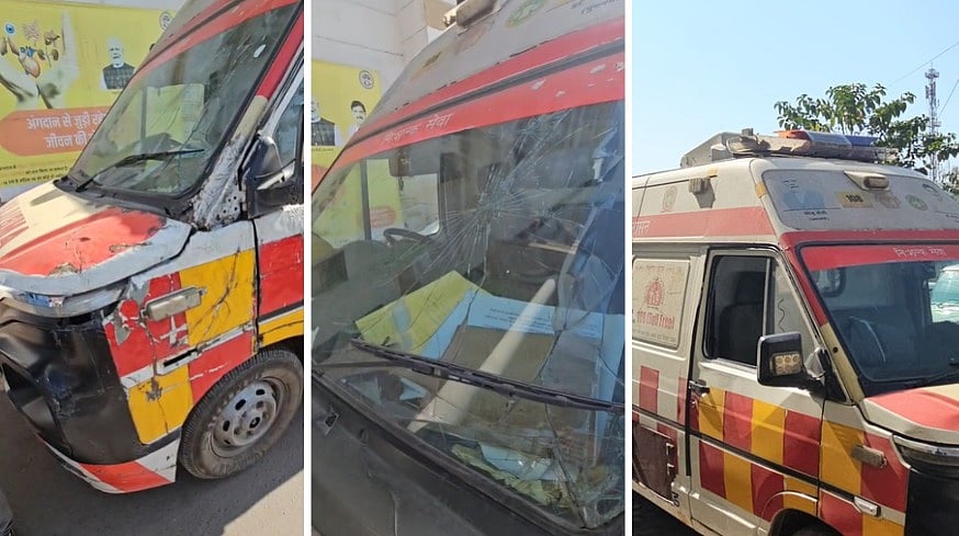 MP News: Broken Glass, Worn-Out Body-- VISUALS Show ‘Sick’ Ambulance On Duty Risking Patients’...
