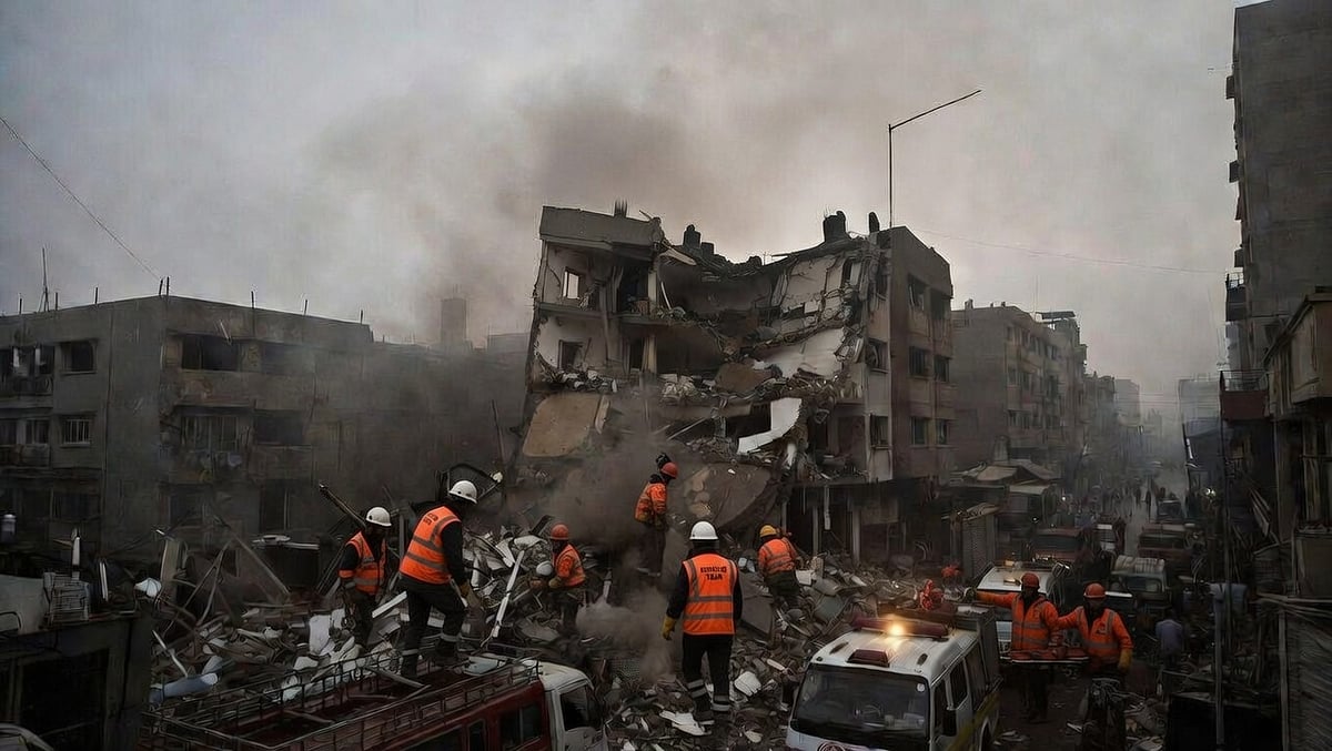Pakistan: At Least 10 Killed, Several Injured As Part Of Building Collapses After Gas Explosion In...