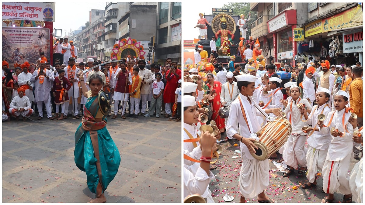 PHOTOS: Streets Of Pune Come Alive As Citizens Mark Chhatrapati Shivaji Maharaj Jayanti With Grand Cultural Performances