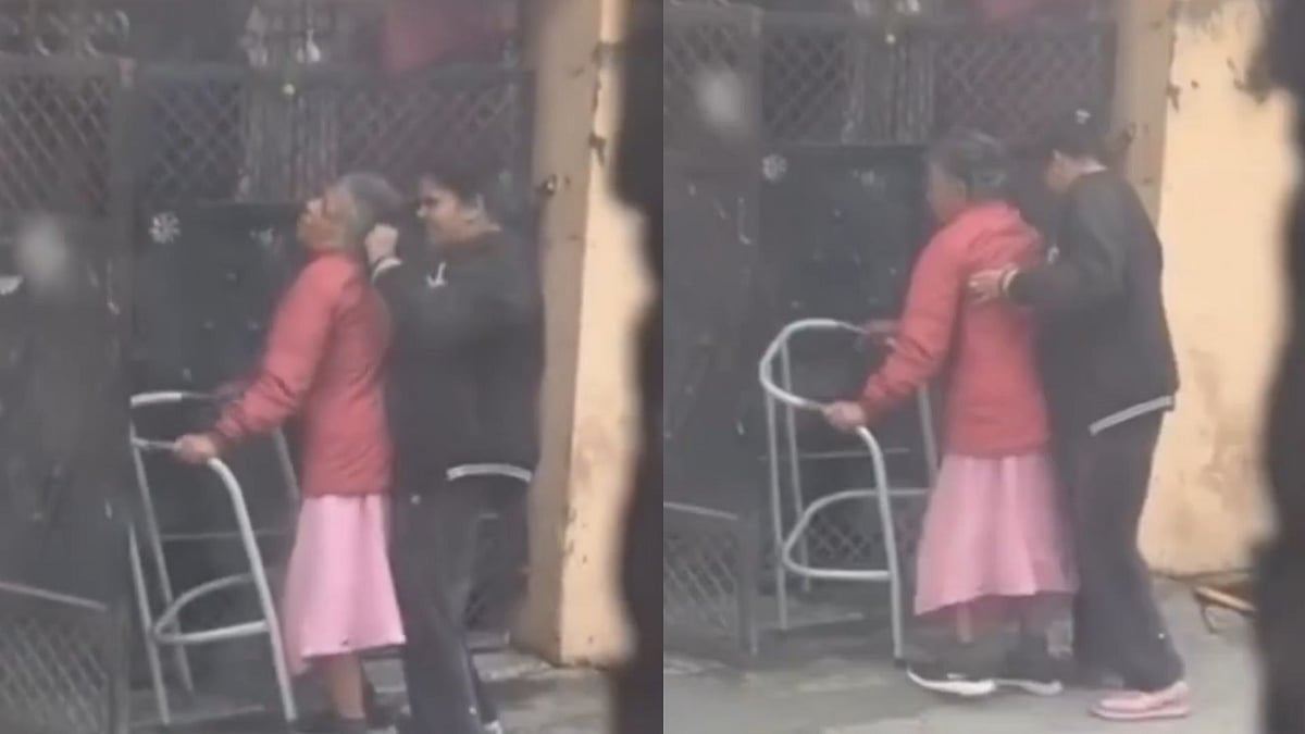'Isko Narak Me Bhi Jagah Nahi Milegi': Woman Pulls Elderly Mother's Hair & Harasses Her; Viral Video Sparks Outrage 