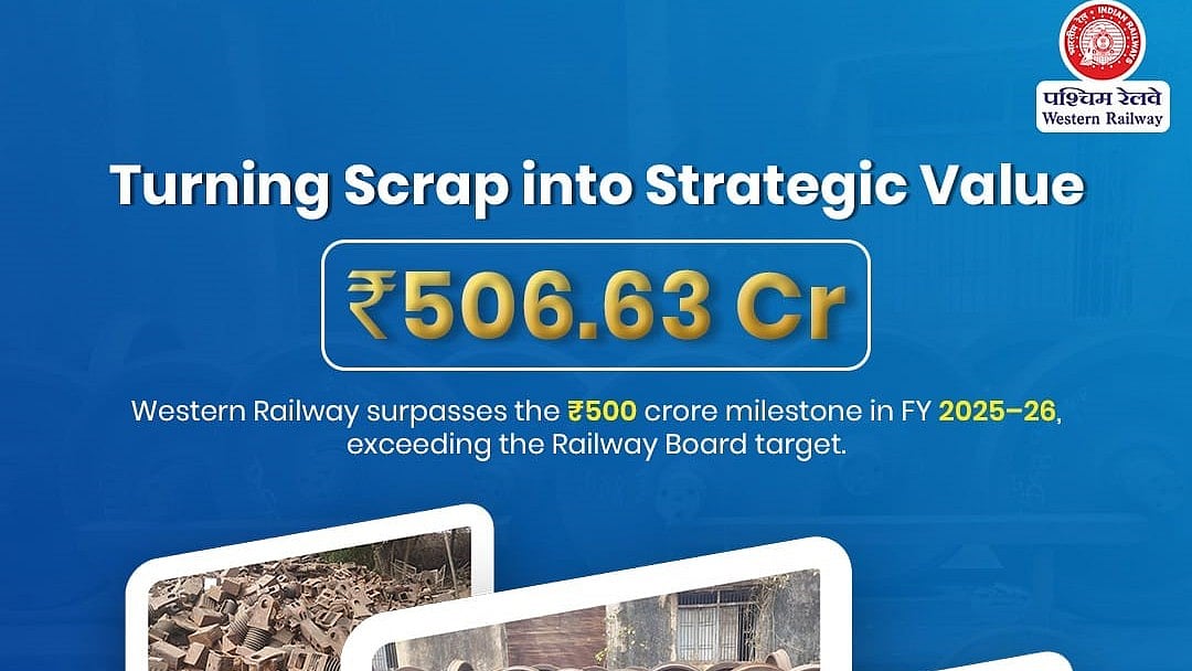 Western Railway Crosses ₹500 Crore Mark In Scrap Sale Under Mission Zero Scrap
