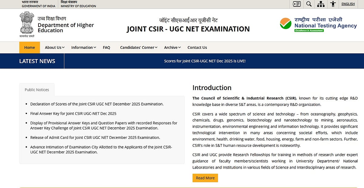 CSIR NET 2026 June Session Notification Expected Soon; Check Application Details Here 