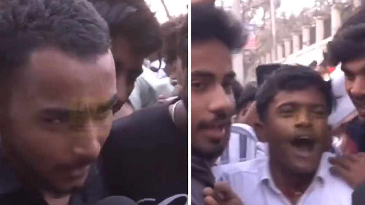'Number Do, Raat Ko Baat Karenge': Bihar Students Catcall, Harass Female Reporter On Camera | VIDEO 