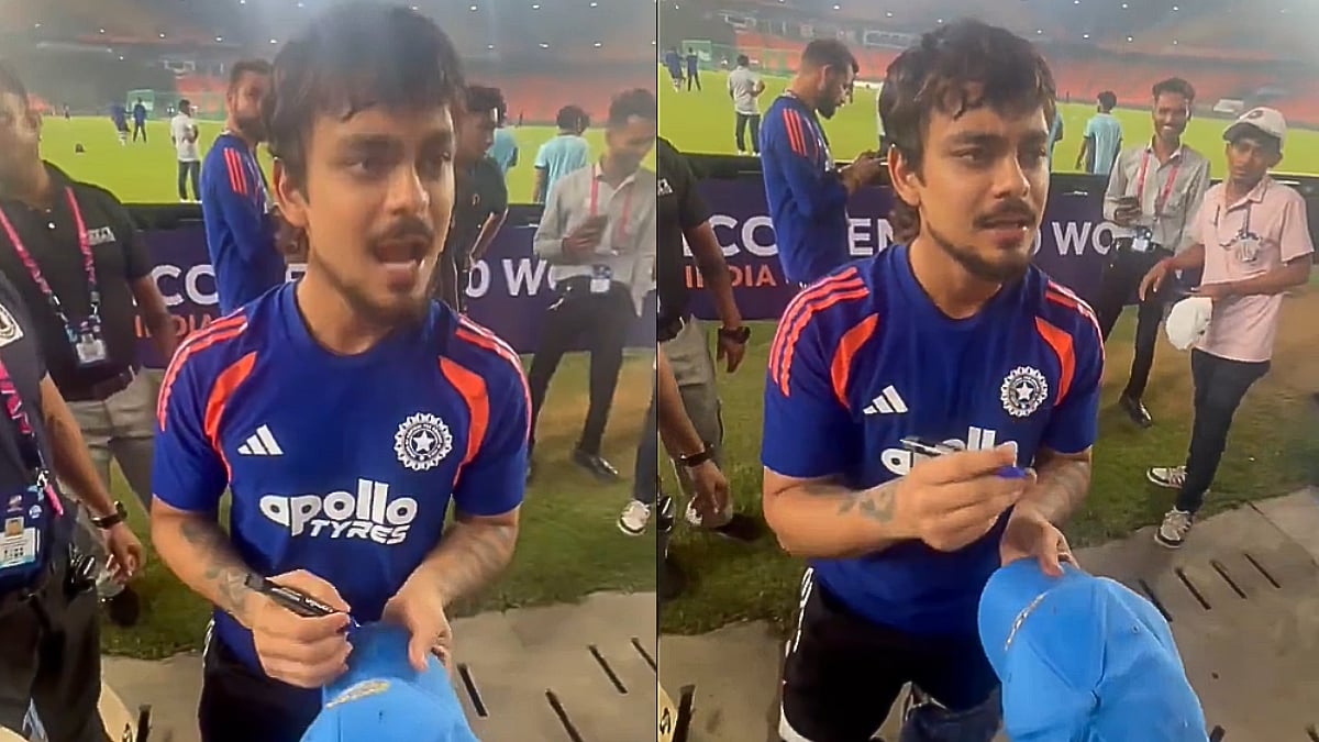 'Tere Bhasha Se Hi…': Ishan Kishan's Playful Banter With Ahmedabad Fans Wins Hearts Ahead Of IND vs SA T20 WC Super 8 Clash; Video 