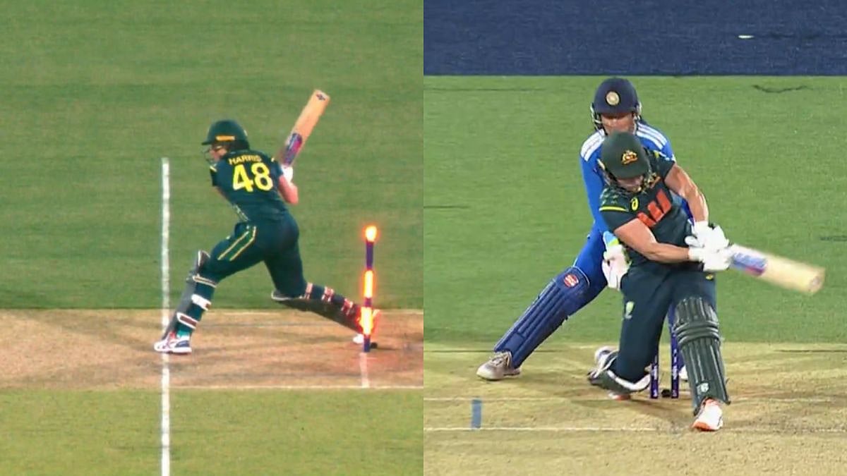 VIDEO: Grace Harris Hits Boundary But Gets Out Hit Wicket In Bizarre Scenes In IND VS AUS T20 In Adelaide 