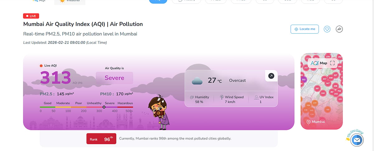 AQI Drops From ‘Good’ To ‘Severe’ In A Week