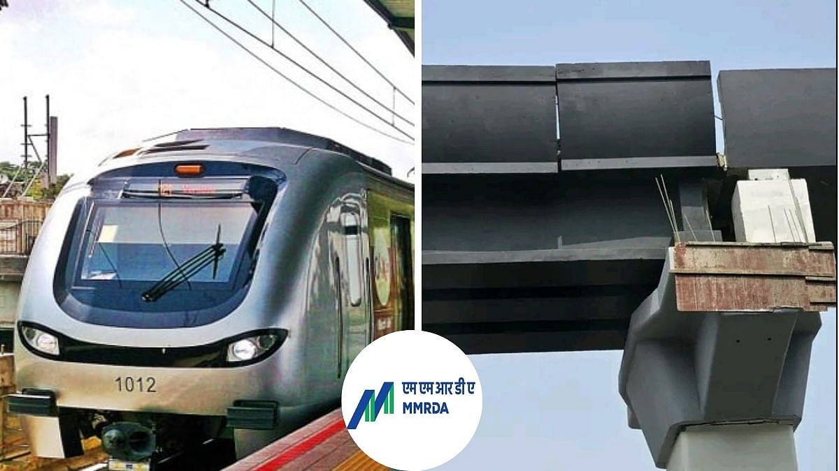 Thane Netizen Flags ‘Misaligned Slab’ On Metro Line 4; Alert Comes Days After Fatal Parapet Collapse In Mulund 
