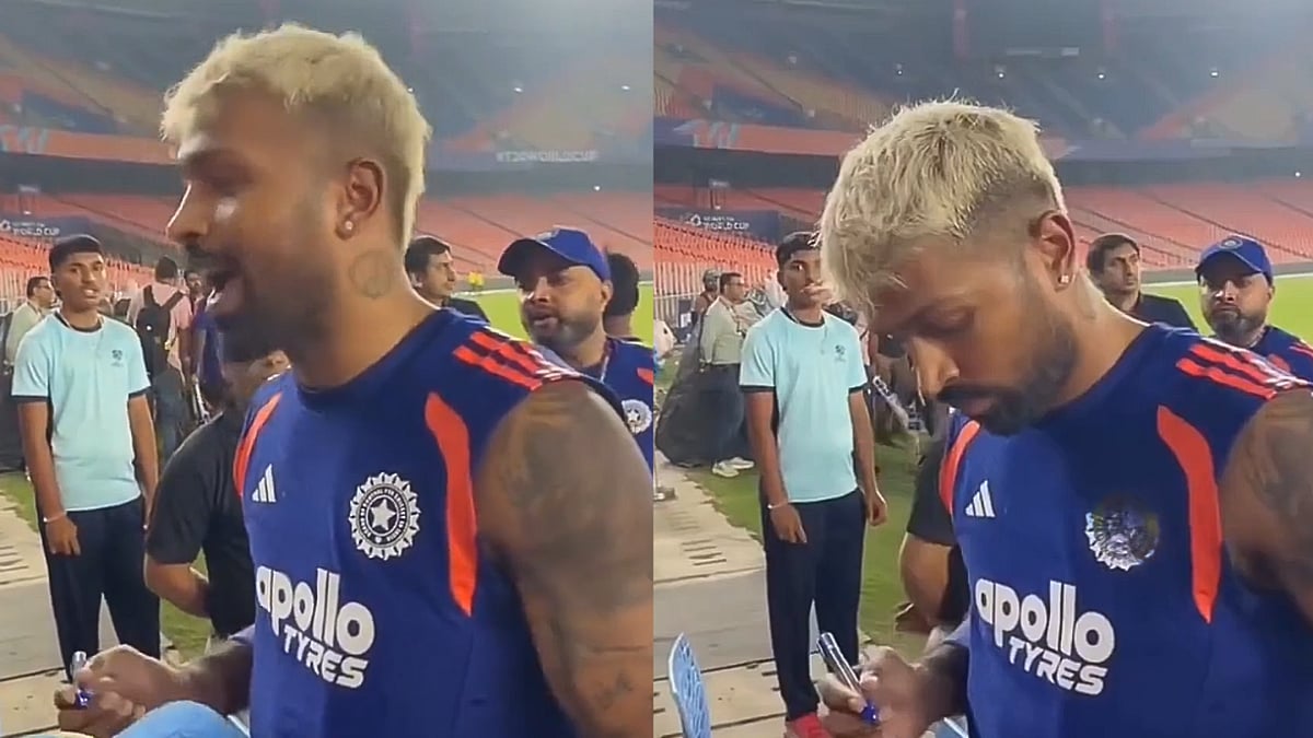 Adorable Scenes! Hardik Pandya Charms Ahmedabad Crowd With Fluent Gujarati Chat Ahead Of IND vs SA Super 8 Clash; Video 