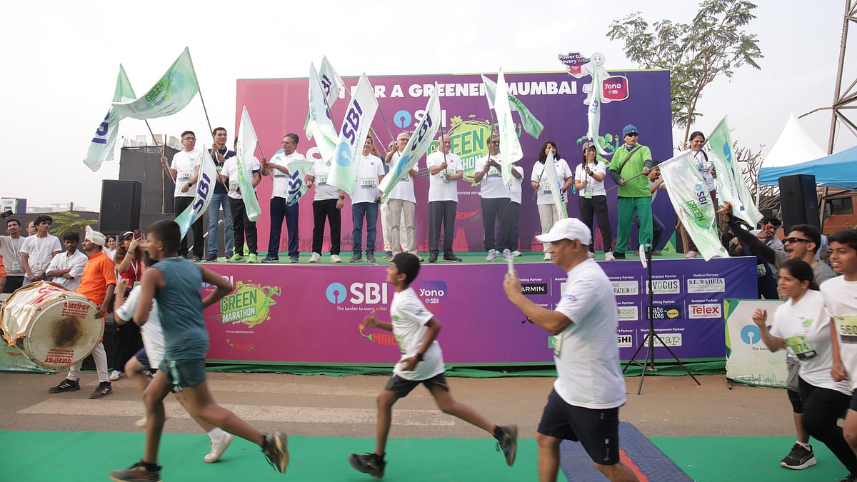 SBI's 'Run For A Greener India' Marathon Draws Over 10,000 Mumbaikars; Bank Targets Net Zero By 2055 