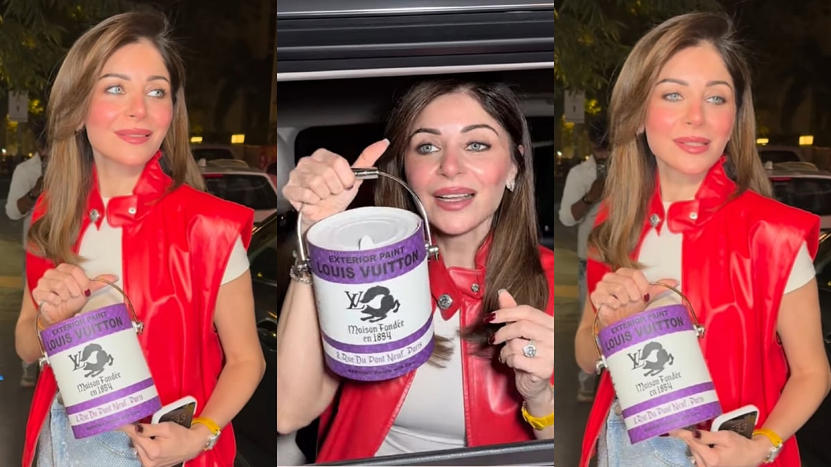 Kanika Kapoor Carries Bizzare ₹1.9 Lakh Louis Vuitton Bag In Viral Video: Netizens Call It, 'Paint Box' & 'Dabba' 