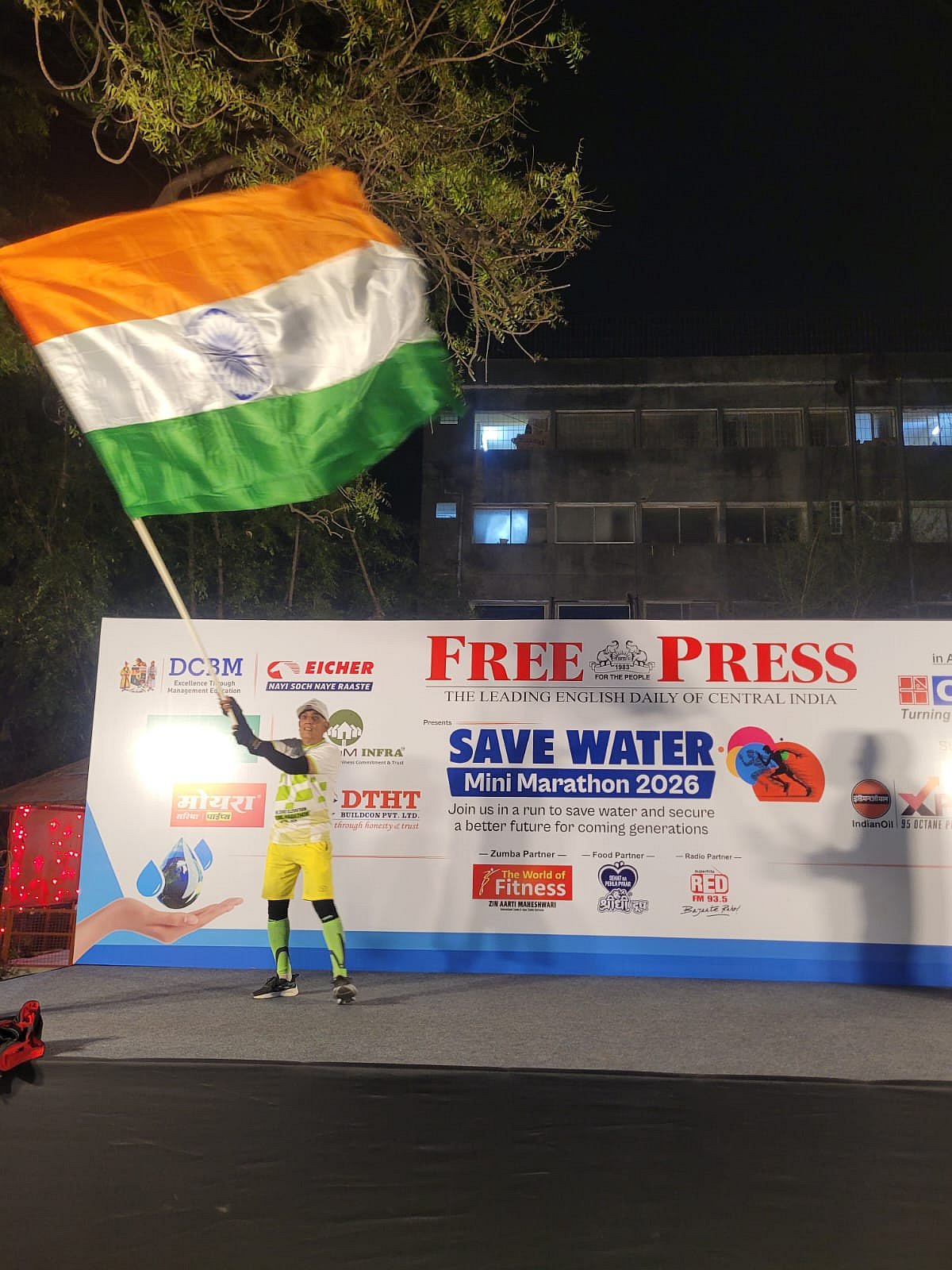 Khandelwal During Free Press Mini Marathon 2026