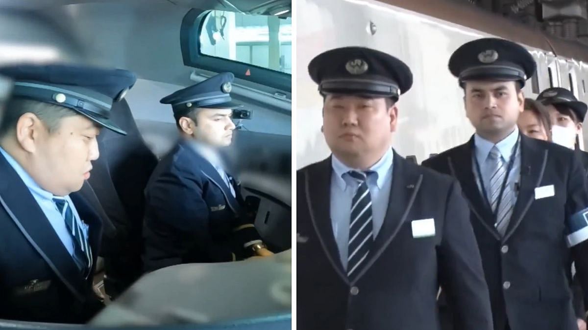 Mumbai-Ahmedabad Bullet Train Project: Viral Video Shows Indian Loco Pilot Being Trained By Japanese Officials For High-Speed Rail Operations 