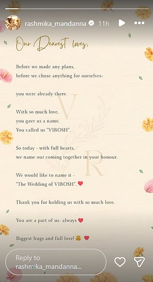 Rashmika Mandanna and Vijay Deverakonda