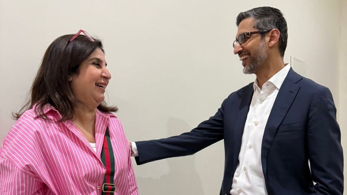 'When You Make Google Giggle....': Farah Khan Meets Google CEO Sundar Pichai; Shares Pictures On Instagram 